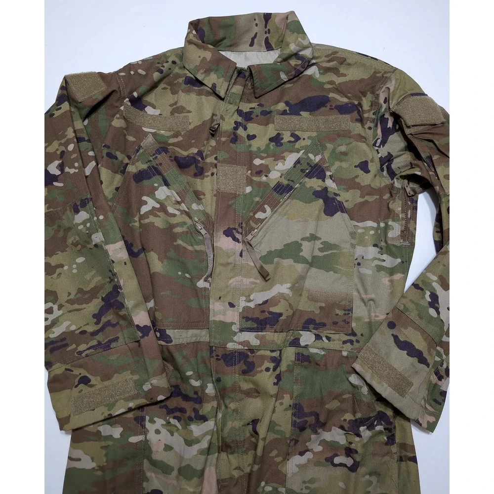 US MILITARY Coveralls Mechanics OCP 8415-01-664-3142 Camo Green Large L